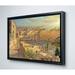 Bloomsbury Market Sunrise Behind the Kotel - Painting Print on Canvas in Black/Yellow | 33 H x 43 W x 2 D in | Wayfair