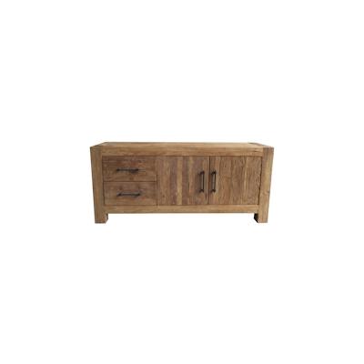 SIT Möbel Lowboard | 2 Türen, 2 Schubladen | recyceltes Teak natur | B 160 x T 50 x H 70 cm | 12915-01 | Serie BANDA