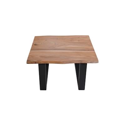 SIT Möbel Couchtisch Akazie | L 80 x B 80 x H 45 cm | natur, lackiert und gewachst | 07180-99 | Serie TISCHE & BÄNKE