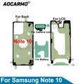 Aocarmo – ensemble complet de bandes adhésives pour écran LCD pour Samsung Galaxy Note 10