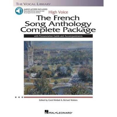 The French Song Anthology Complete Package - High Voice Book/Online Audio