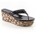 Coach Shoes | Coach Sandals | Color: Black/Brown | Size: 10