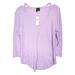 Anthropologie Tops | Left Of Center Cold Shoulder Heather Lavender New With Tags Sz. Small | Color: Purple | Size: S