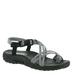 Skechers USA Reggae Irie Mon - Womens 9 Black Sandal Medium