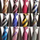 Ricnais – Cravate fine pour hommes 8CM accessoires de fête d'affaires de mariage à carreaux à