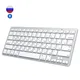 Clavier sans fil Bluetooth russe et anglais Ultra mince muet pour Mac iPad iPhone iOS Android