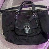 Coach Bags | Black Coach Signature Bag | Color: Black | Size: Os