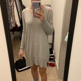 American Eagle Outfitters Dresses | Ae Sweater Dress | Color: Black/Gray | Size: Xxs