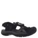 KEEN Ravine H2 - Womens 10 Black Sandal Medium