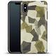 caseable Apple iPhone XS Max Handyhülle - Premium Schutzhülle mit stoßdämpfender Innenschicht & kratzfester Oberfläche - Buntes Design & Rundumdruck - Geometric Camo Green