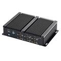 HUNSN Industrial Computer, IPC, Fanless Mini PC, Windows 11 Pro or Linux Ubuntu, Intel I7 8550U 8565U, IM07, GPIO, Watchdog, WOL, SIM Slot, WiFi, BT, 2 x LAN, 6 x COM, 16G DDR4 RAM, 256G SSD, 1TB HDD