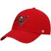 Men's '47 Red Tampa Bay Buccaneers Primary Logo Clean Up Adjustable Hat