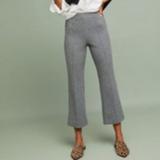 Anthropologie Pants & Jumpsuits | Double Knit Cropped Flare Pants | Color: Gray | Size: Small Tall