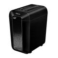 Fellowes Paper Shredder for Home Office Use - 10 Sheet Cross Cut Shredder for Home and Office Use - Deskside Shredder with 22 Litre Bin - Powershred LX65 - High Security P4 - Black