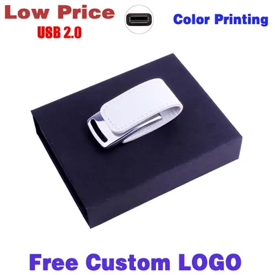 Clé USB en cuir avec boîte en papier noir clé USB clé USB LOGO gratuit photographie de mariage