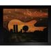 Buy Art For Less Guitar City by Ed Capeau - Painting Print Paper/Metal in Black/Red | 20.5 H x 26.5 W x 1 D in | Wayfair IF EDC369 24x18 1.25 Black