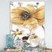 East Urban Home Fields of Gold VIII - Wrapped Canvas Painting Print Metal in Gray/Yellow | 32 H x 16 W x 1 D in | Wayfair