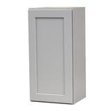 GCC Hallatrow Gray Shaker Wall Cabinet Maple in White | 30 H x 36 W x 12 D in | Wayfair W3630SHG