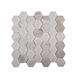 Tile Club 2" x 2" Marble Honeycomb Mosaic Wall & Floor Tile Mixed Material/Marble, Glass in White | 1.9 H x 1.9 W x 0.31 D in | Wayfair WFBL8803CAA