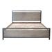 Arsuite Abbotsford Bed Frame Metal/Fabric in Brown/Gray | 47.25 H x 63.75 W x 84.25 D in | Wayfair UNRS2687 40127791