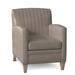 Club Chair - Bradington-Young Barnabus 27.5" Wide Club Chair Genuine Leather/Fabric in Gray | 36 H x 27.5 W x 35 D in | Wayfair 406-25-922000-91-ST