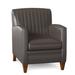 Club Chair - Bradington-Young Barnabus 27.5" Wide Club Chair Genuine Leather/Fabric in Brown | 36 H x 27.5 W x 35 D in | Wayfair