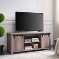 Gracie Oaks Shona TV Stand for TVs up to 65" Wood in Gray | 24 H in | Wayfair 3C75F17EAB3A4119B84469B0E8C6F04F