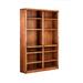 Lark Manor™ Aizhan 48" W Standard Bookcase Wood in Black | 84 H x 48 W x 13 D in | Wayfair 0F18DEFEFF7A44D580B6F943A7DFEA52