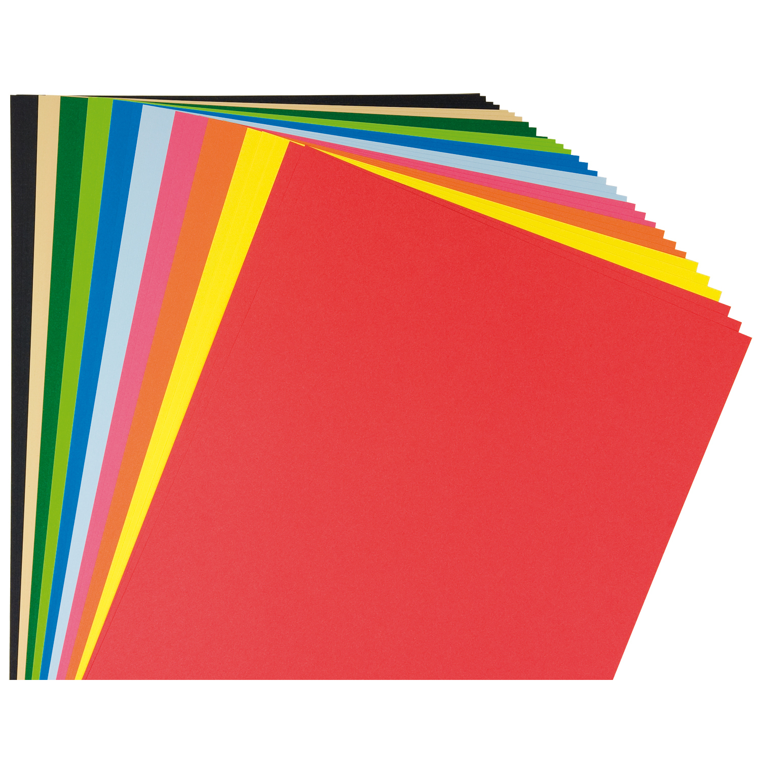 Papier carton, multicolore, 21 x 29,7 cm, 50 feuilles
