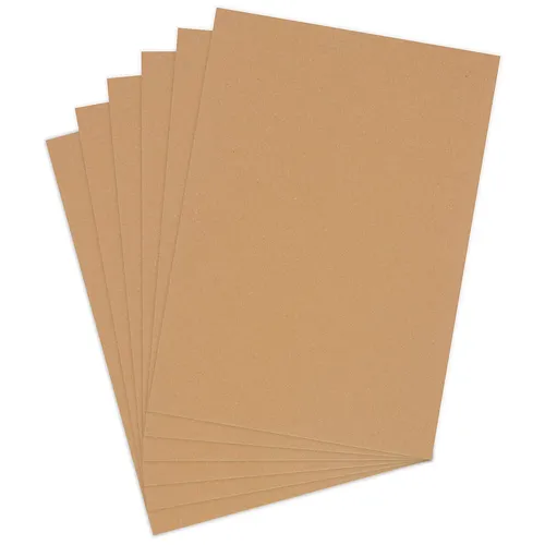 Feuilles en carton kraft, 21 x 29,5 cm, 50 feuilles