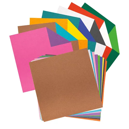 Papier à plier double-face, multicolore, 15 x 15 cm, 100 feuilles