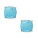 Kate Spade Jewelry | Kate Spade Semi-Precious Square Stone Stud Earrings In Turquoise Blue | Color: Blue/Gold | Size: Os