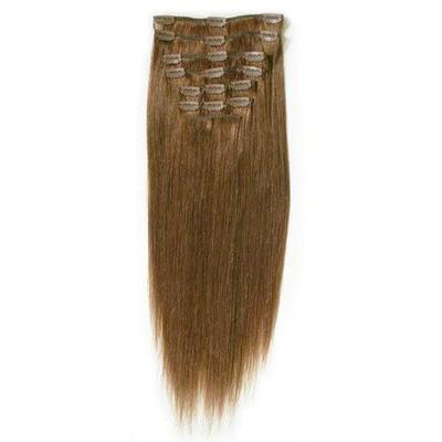 Fashiongirl - Fashiongirl Clip-in Extensions #60 Platinblond - 65 cm Haarextensions Braun