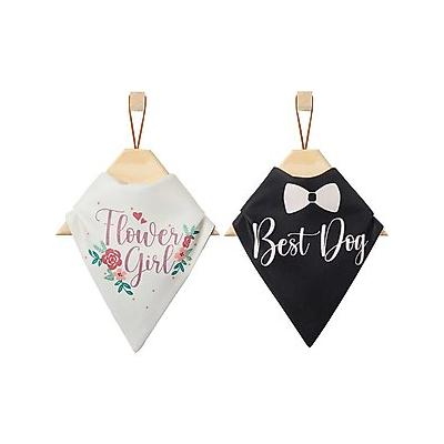 Frisco Wedding Reversible Dog & Cat Bandana, X-Small/Small, 1 count