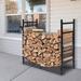 Lark Manor™ Armetrice Steel Log Rack Metal | 29.92 H x 33.07 W x 12.99 D in | Wayfair 820F6163A88441FC96AC551371918CD7