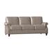 Bradington-Young West 82" Genuine Leather Rolled Arm Sofa Genuine Leather | 36 H x 82 W x 38 D in | Wayfair 759-95-922000-91-TU-MH-#9FN