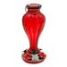 Winston Porter Maben Hummingbird Feeder Glass in Red | 10.6 H x 4.7 W x 4.7 D in | Wayfair D8450BF87D4C4E2E91F4BDF7EF3597AC