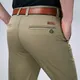 ICPANS-Pantalon Décontracté Fin pour Homme Vêtement Droit Noir Grande Taille 29-36 38 40 42