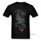 T-Shirt Personnalisé en Coton Noir pour Homme Streetwear Hip-Hop Contrôleur Anatomie Arcade