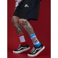 Chaussettes mi-mollet pour hommes et femmes chaussettes Hip Hop Street chaussettes Bleues