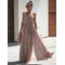 Jastie robe longue de plage pour femmes imprimé Floral Maxi bohème Hippie vêtements pour femmes