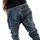 Jeans vintage déFlexrétro japonais pour hommes pantalons hip hop masculins pantalons sarouel