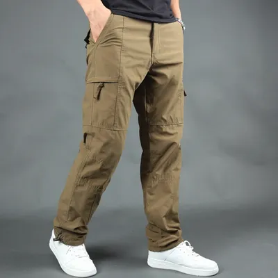 CamSolomon-Pantalon militaire double couche pour homme pantalon optique vêtements de marque coton