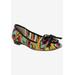 Women's Edie Flat by J. Renee in Retro Multi (Size 7 1/2 M)