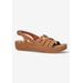 Women's Kehlani Sandals by Easy Street in Tan (Size 7 M)