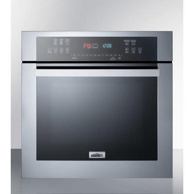 Summit SEW24SS 24"W Electric Wall Oven w/ Glass Door - Stainless Steel, 220v/1ph