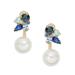 Kate Spade Jewelry | Kate Spade Dainty Sparklers Cluster Jacket Earrings Blue, Green, Faux Pearl | Color: Blue/Green | Size: Os