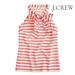 J. Crew Tops | J.Crew 100% Silk Coral And White Tie Tank Top 0 | Color: Red/White | Size: 0