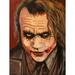 Buy Art For Less Joker II by Ed Capeau - Painting Print Canvas/Metal in Brown/Red | 10 H x 8 W x 0.15 D in | Wayfair EDC366 10x8