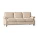 Bradington-Young West 82" Genuine Leather Rolled Arm Sofa Genuine Leather in Gray | 36 H x 82 W x 38 D in | Wayfair 759-95-922000-82-TU-ST-#9GM